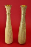Pair of tall candle holders